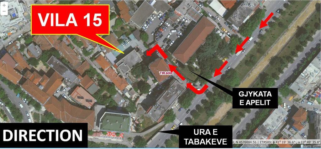 Hotel Vila 15 - Center Tiran Dış mekan fotoğraf